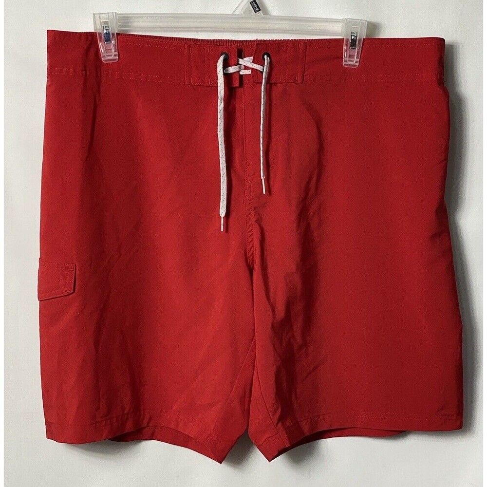ocean coast swim trunks Size XXL Red